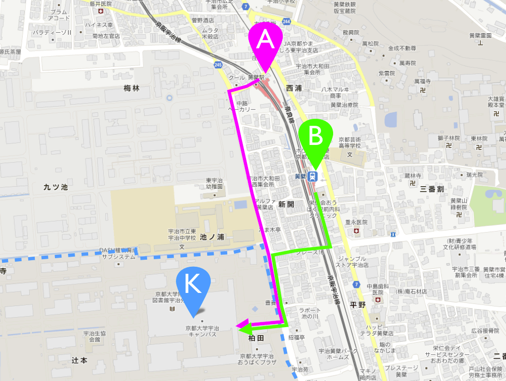 地図(電車)