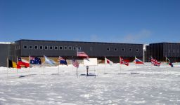 aurora at South Pole